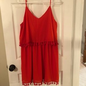 Coral Xhilaration Dress